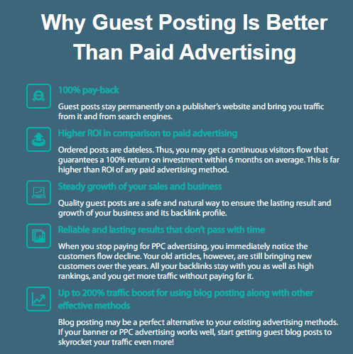 guest post better than paid advertisement